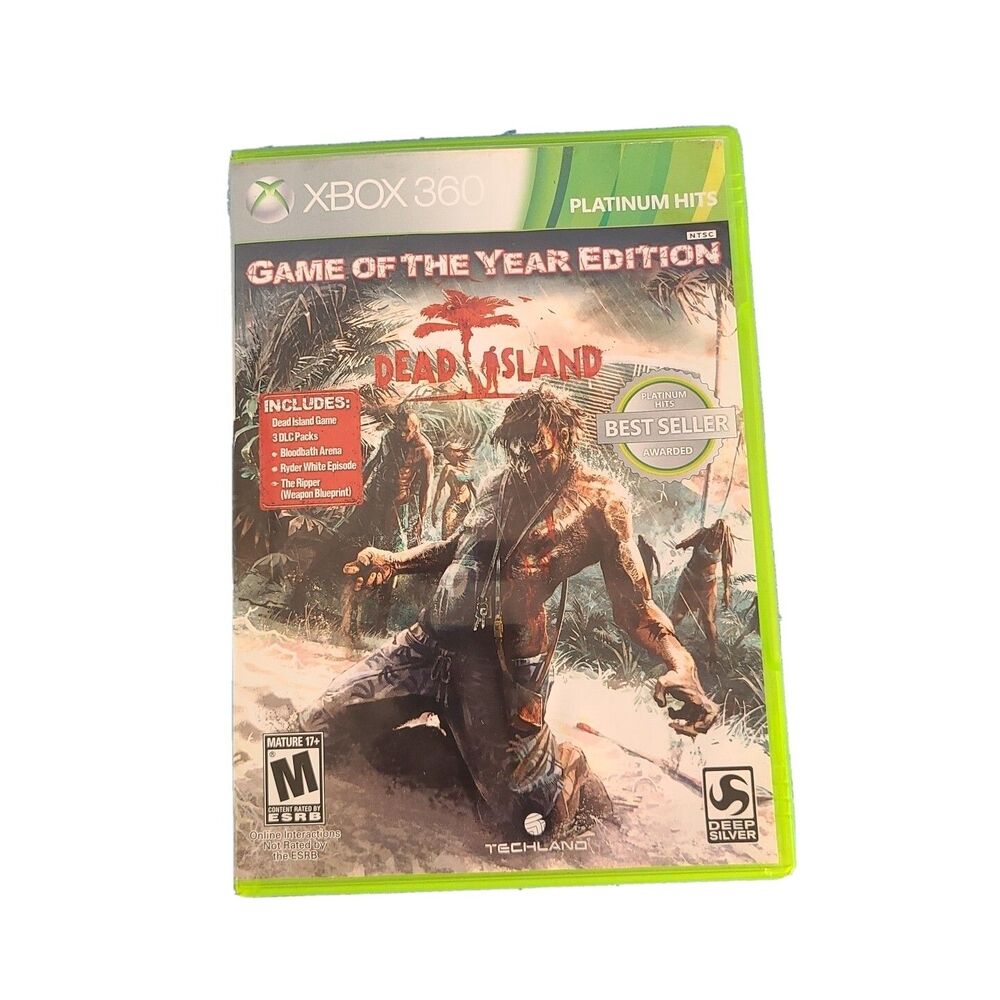 Dead Island (Microsoft Xbox 360, 2011) Complete with Manual